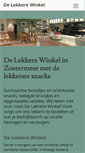 Mobile Screenshot of delekkerewinkel.nl