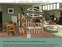 Tablet Screenshot of delekkerewinkel.nl